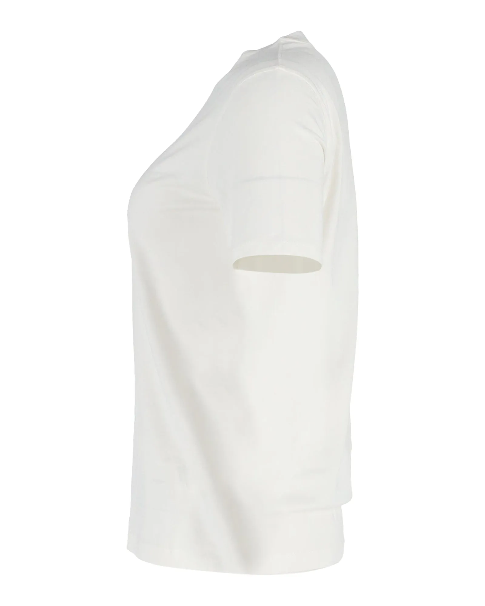 Acne Studios Crewneck T-shirt in White Cotton