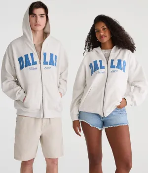 Aeropostale Dallas Texas Essentials Full-Zip Hoodie