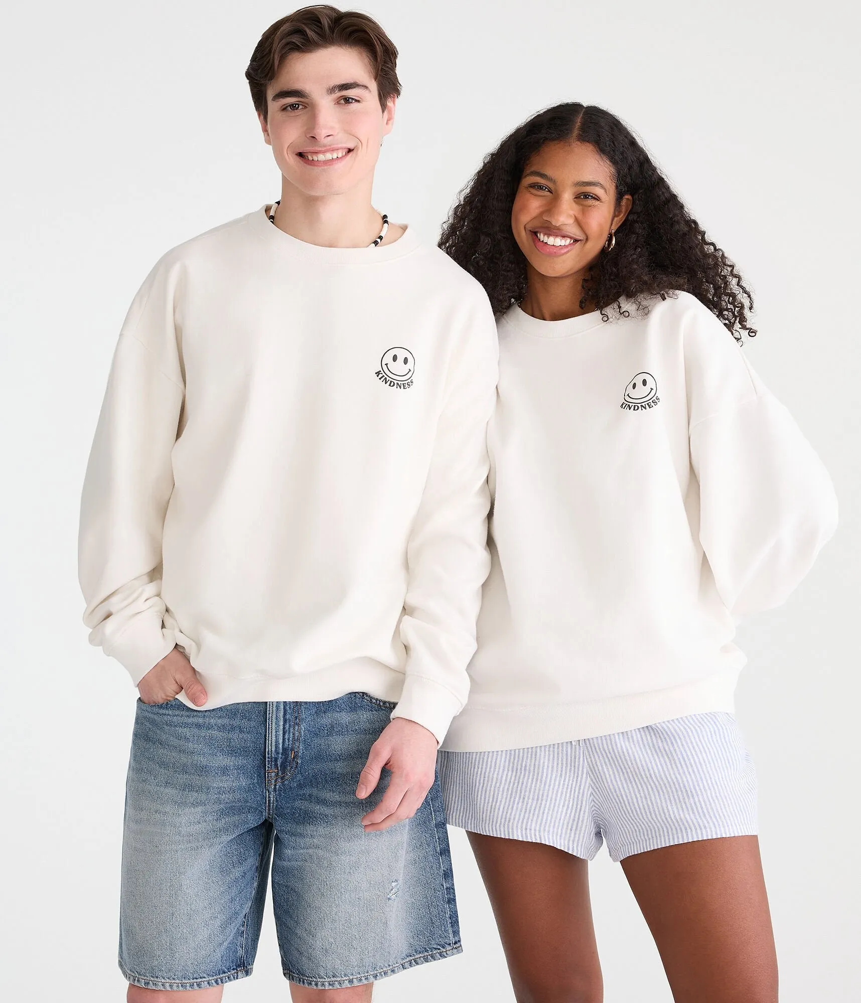 Aeropostale Kind People Essentials Crew Sweatshirt