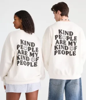Aeropostale Kind People Essentials Crew Sweatshirt