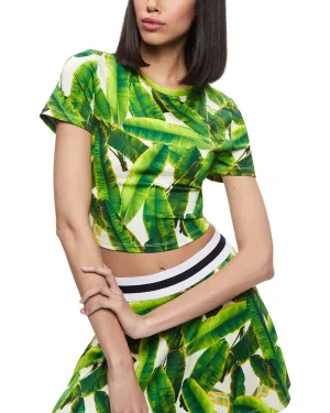 alice   olivia Cindy Classic Cropped T-Shirt