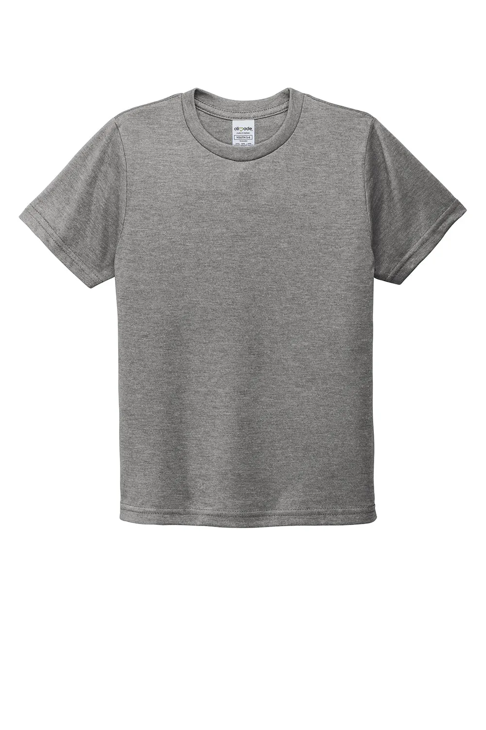 Allmade Youth Short Sleeve Crewneck T-Shirt - Aluminum Grey