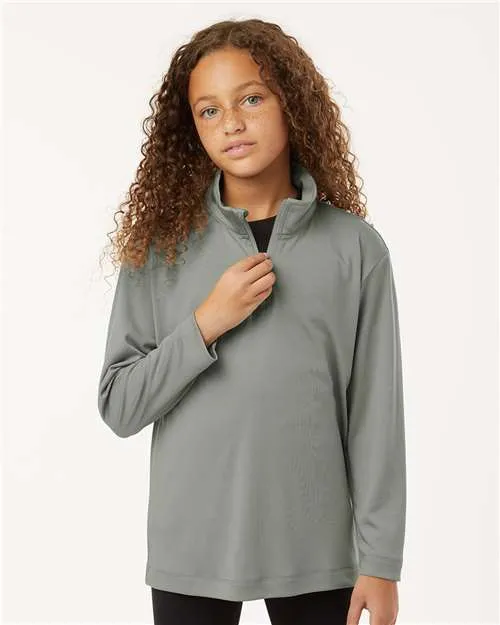 AllPro 41870Y Pro-Lock Youth Performance Quarter-Zip Pullover