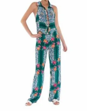 Amira Top In Aqua Grecia Tile
