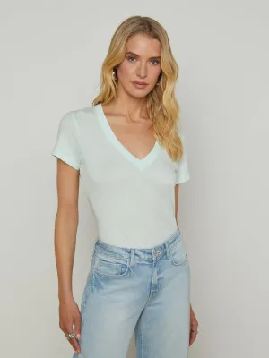 Becca Cotton V-Neck Tee