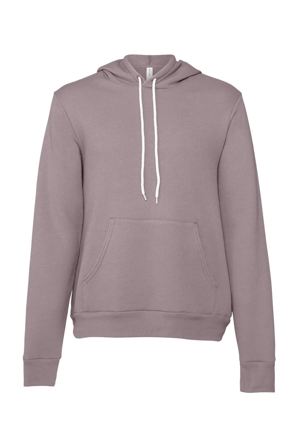 Bella   Canvas Mens Sponge Fleece Hooded Sweatshirt Hoodie w/ Pouch Pocket - Storm Grey
