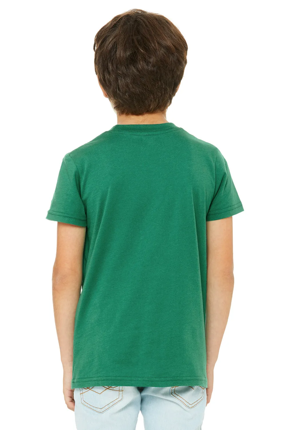 Bella   Canvas Youth Jersey Short Sleeve Crewneck T-Shirt - Kelly Green