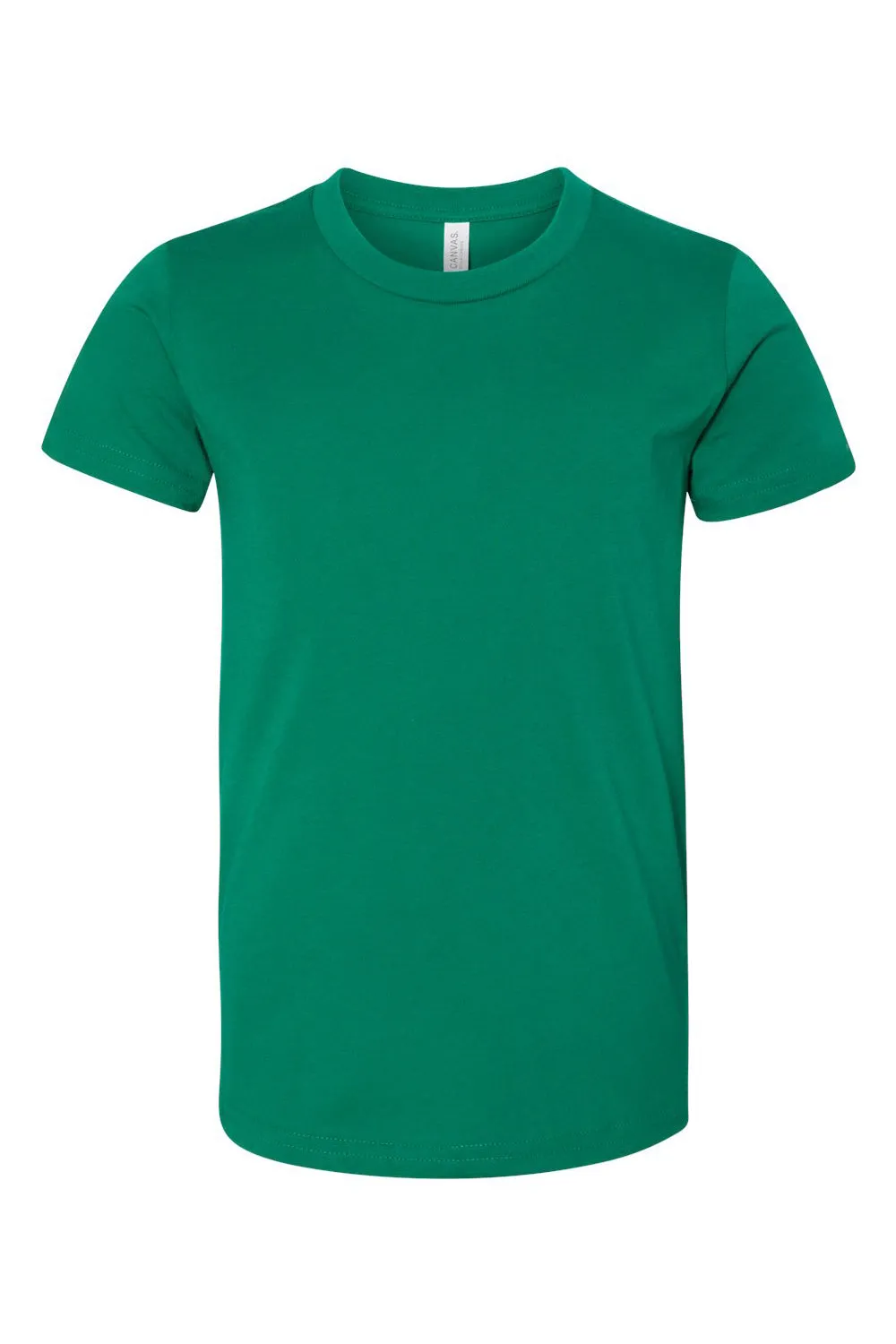 Bella   Canvas Youth Jersey Short Sleeve Crewneck T-Shirt - Kelly Green