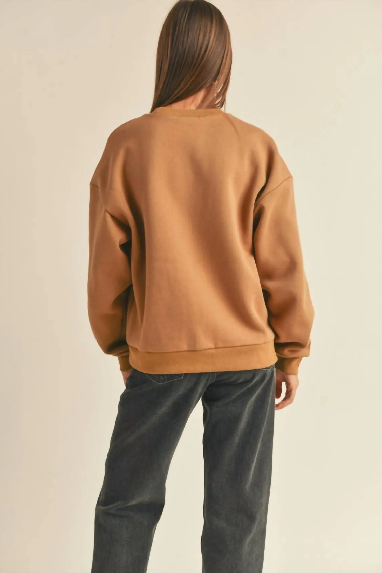 Boston Sweatshirt In Straw