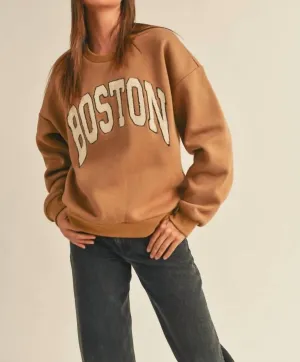 Boston Sweatshirt In Straw