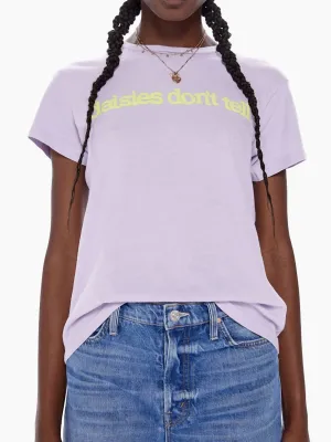 Boxy Goodie Goodie Tee Top In Lilac Multi