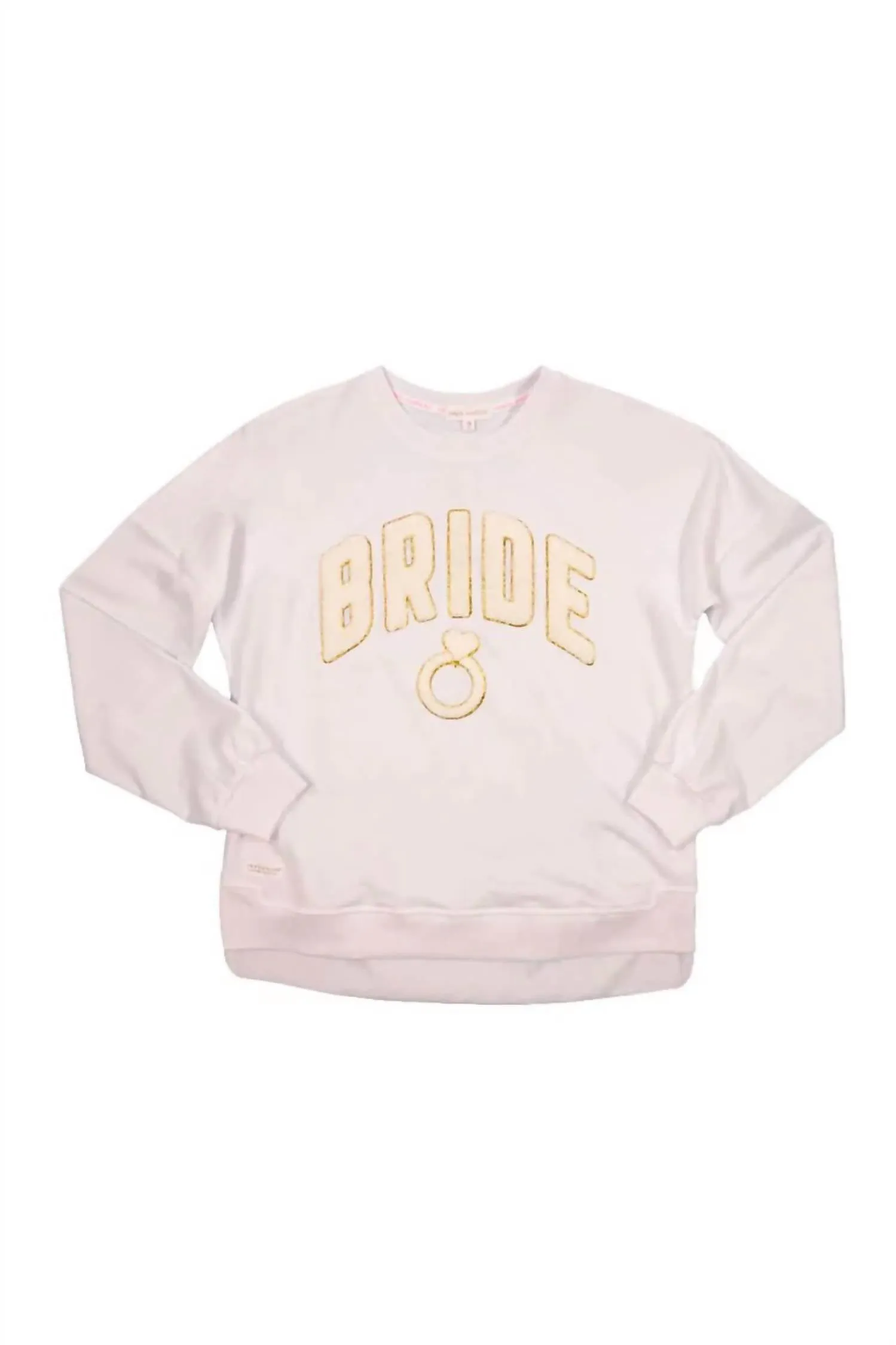 Bride Crewneck Top In White