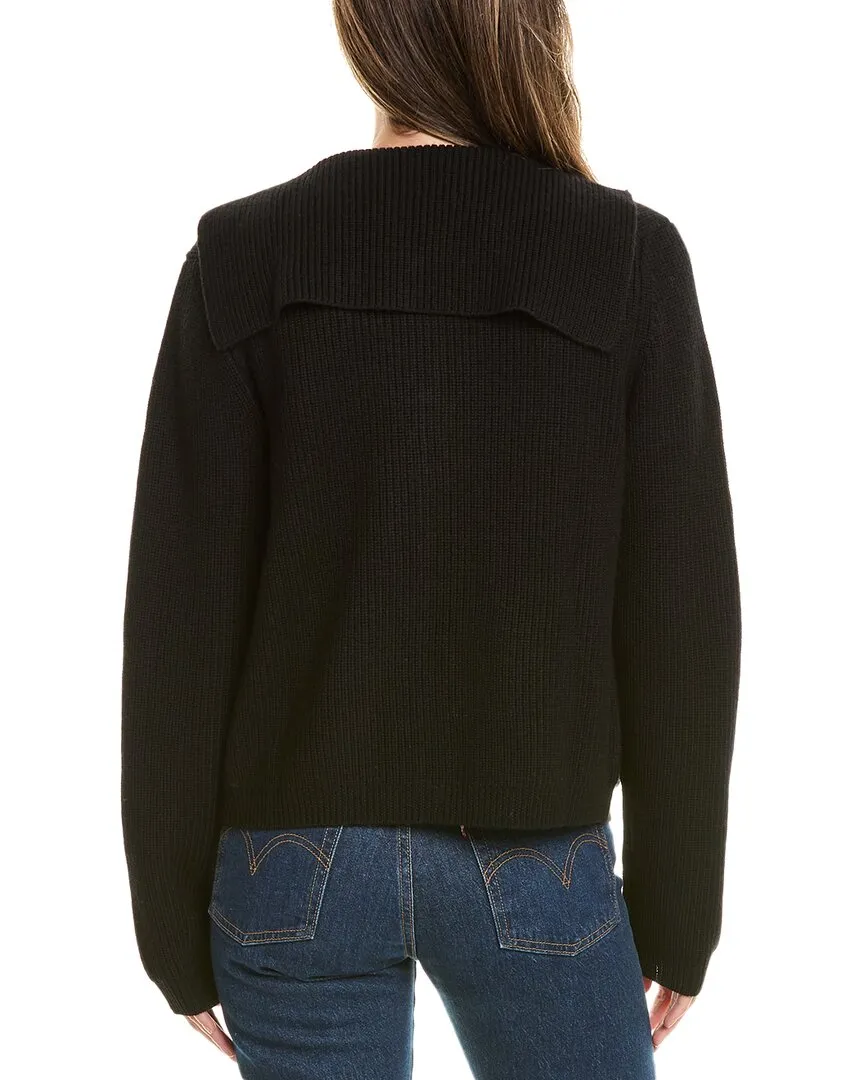 Bruno Magli Sailor Collar Wool Jacket
