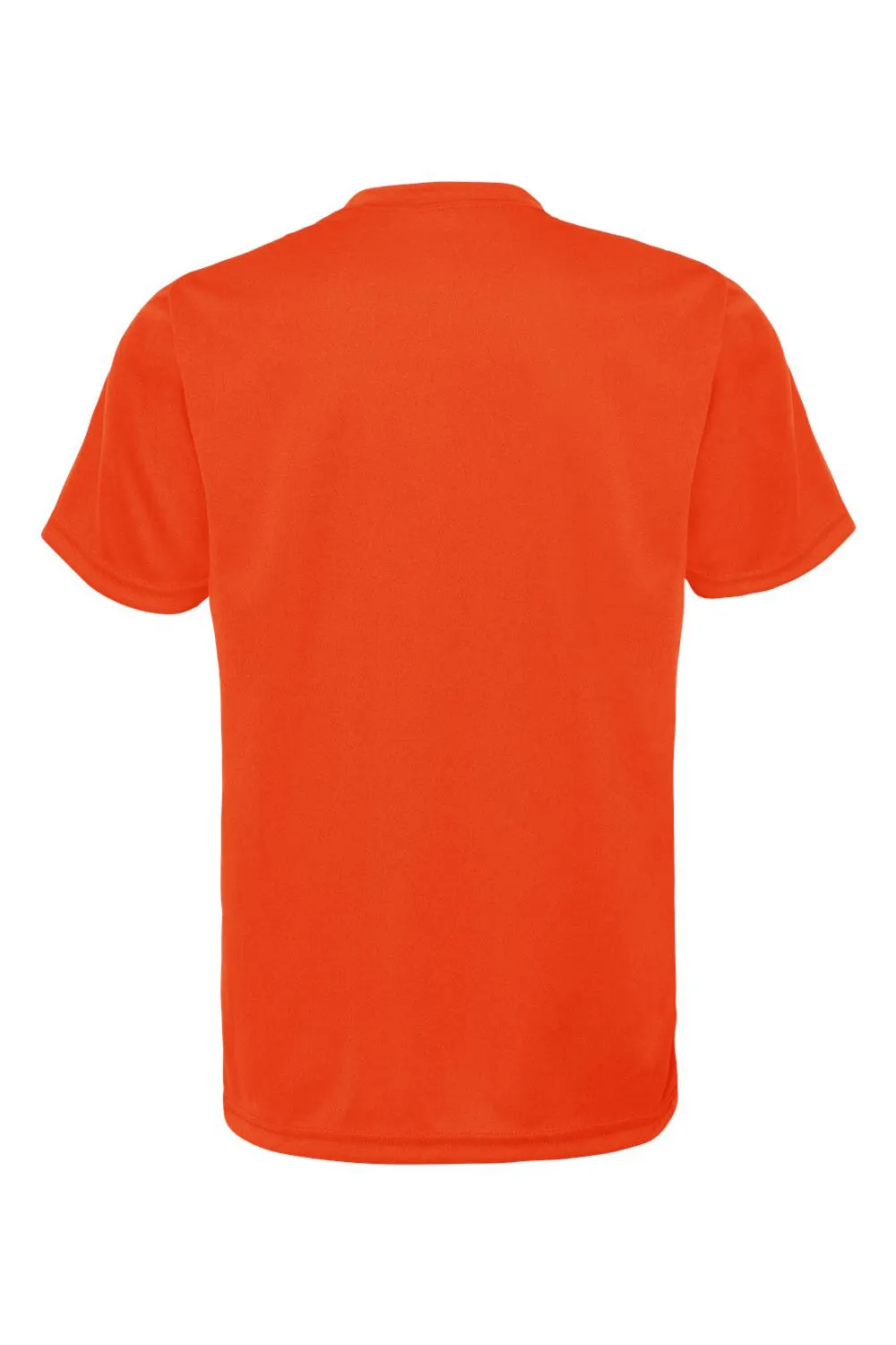 C2 Sport Youth Performance Moisture Wicking Short Sleeve Crewneck T-Shirt - Burnt Orange