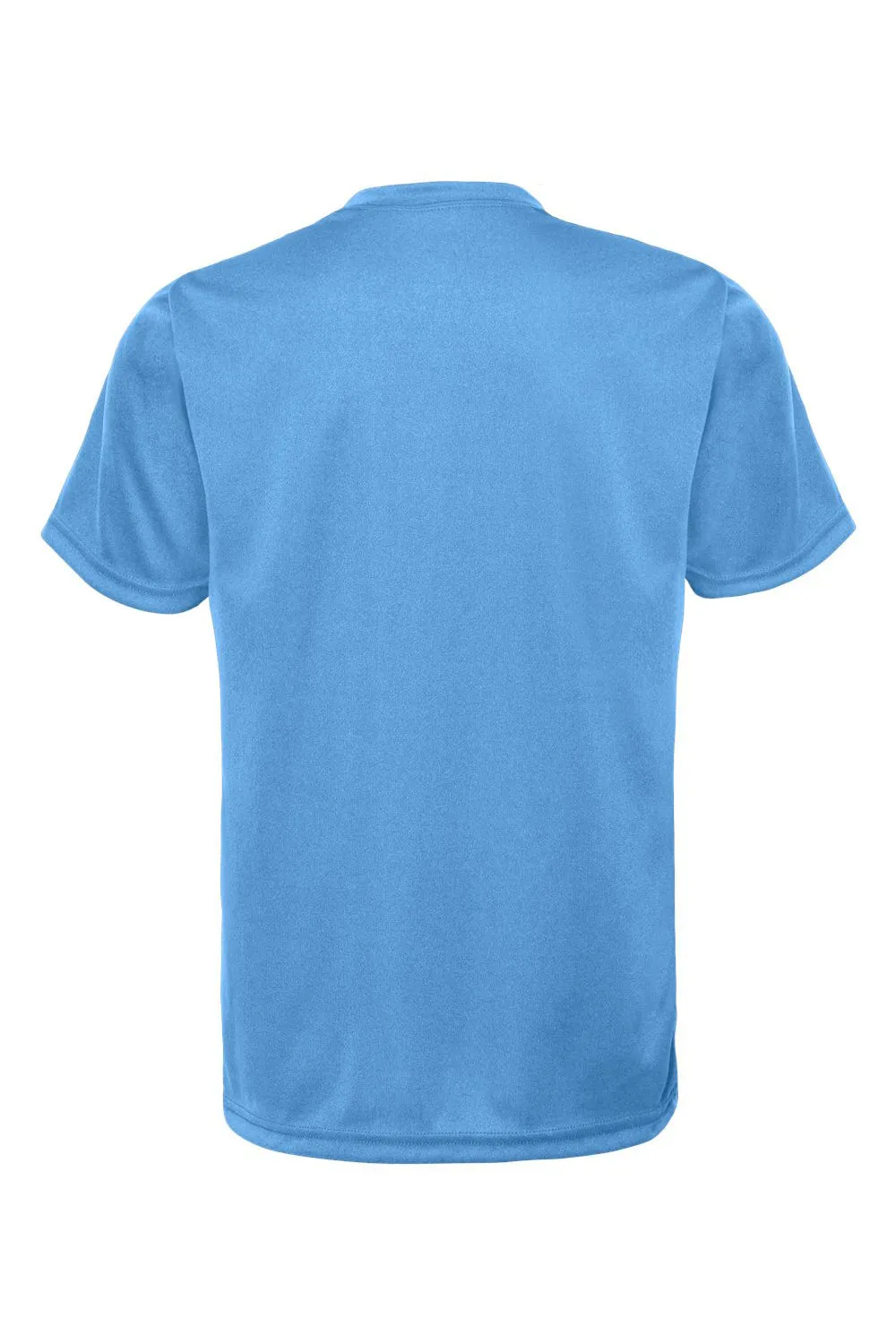 C2 Sport Youth Performance Moisture Wicking Short Sleeve Crewneck T-Shirt - Columbia Blue