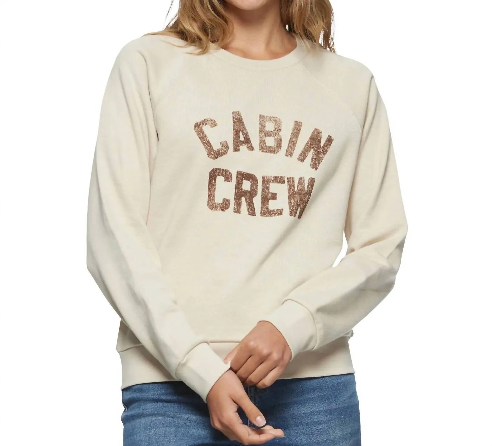 Cabin Crew Sweatshirt In Cream