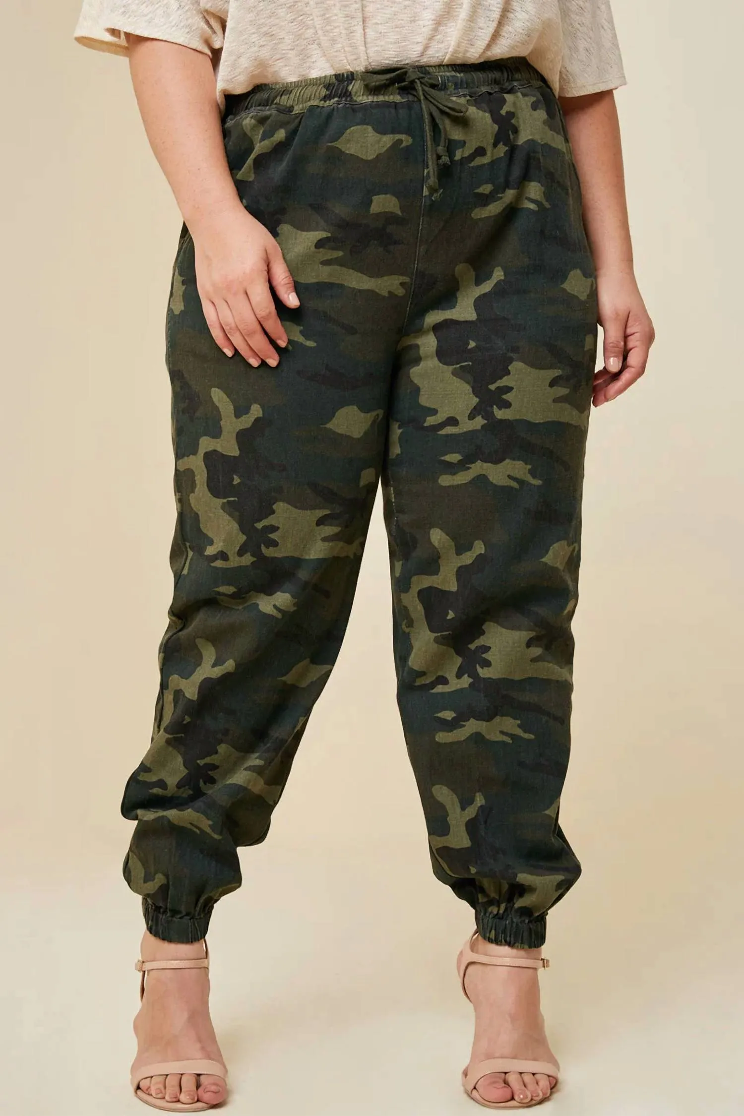 Camo Jogger In Dark Green