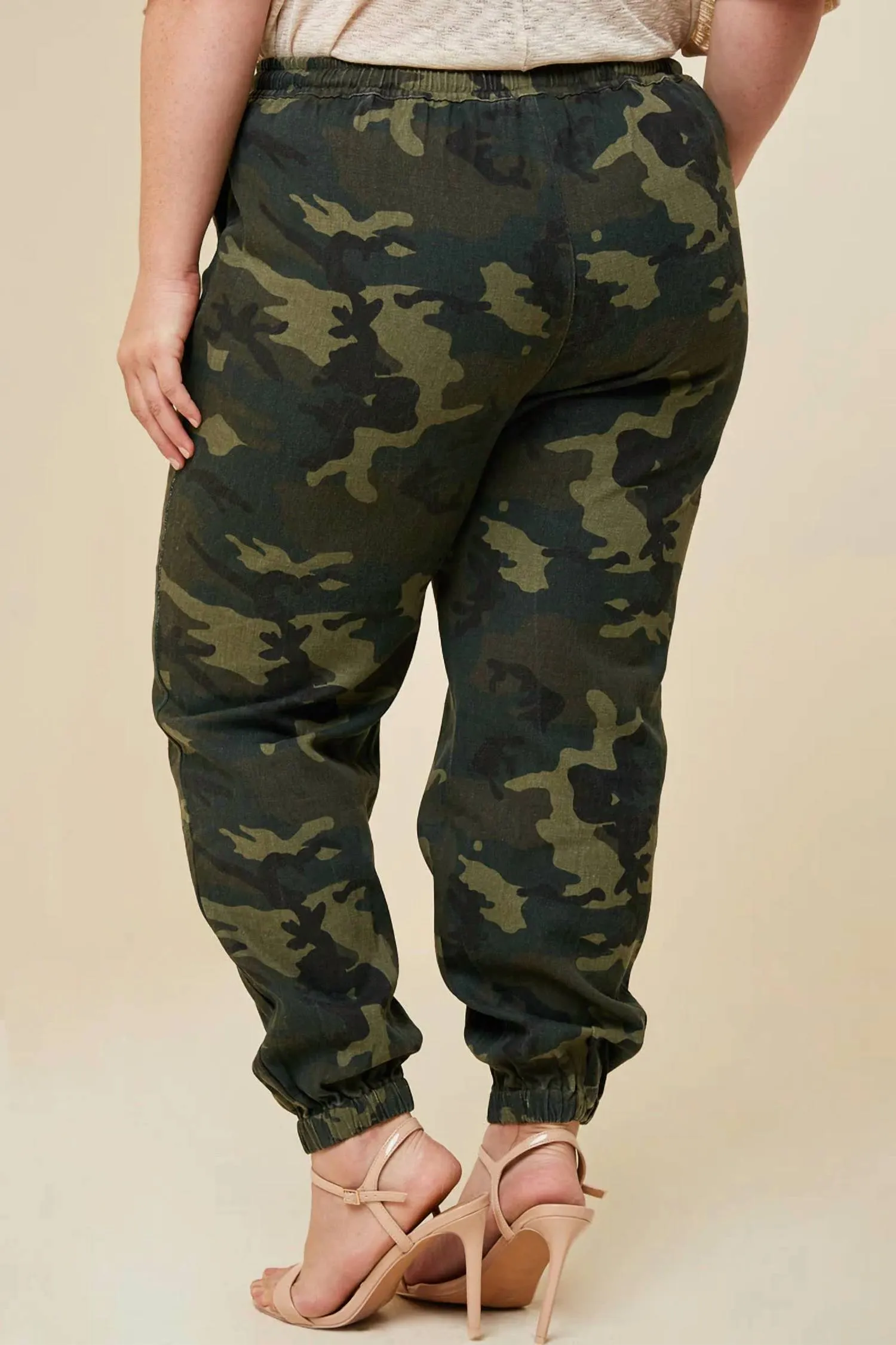 Camo Jogger In Dark Green