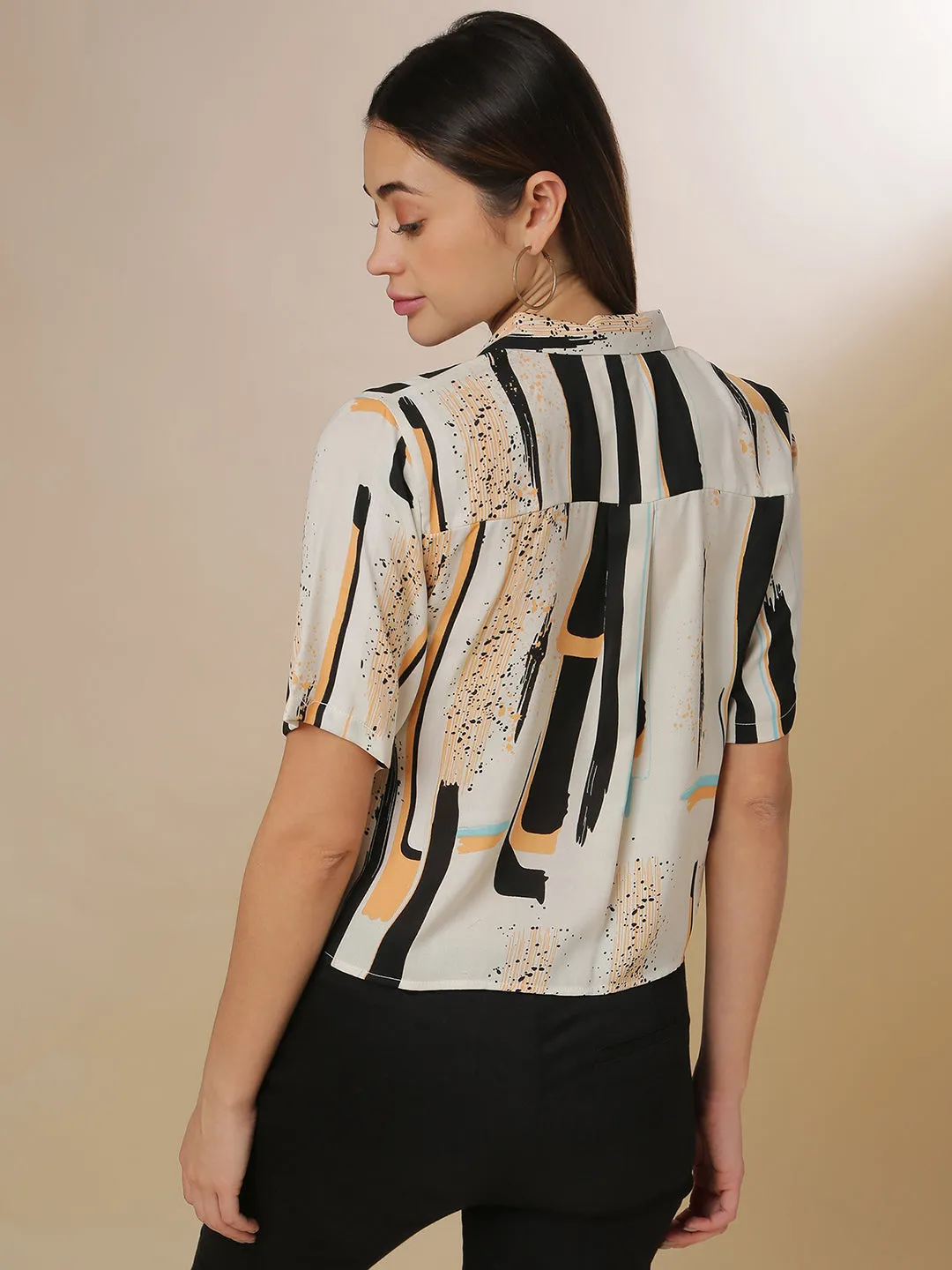 Campus Sutra Women Self Design Stylish Shirts