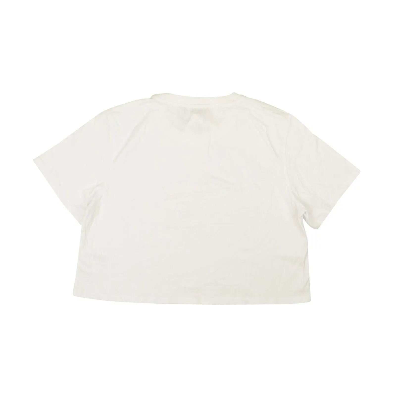 Chalk White Cotton Blank OC Cropped T-Shirt