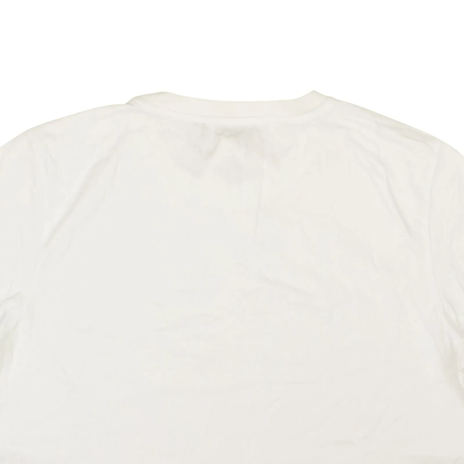 Chalk White Cotton Blank OC Cropped T-Shirt