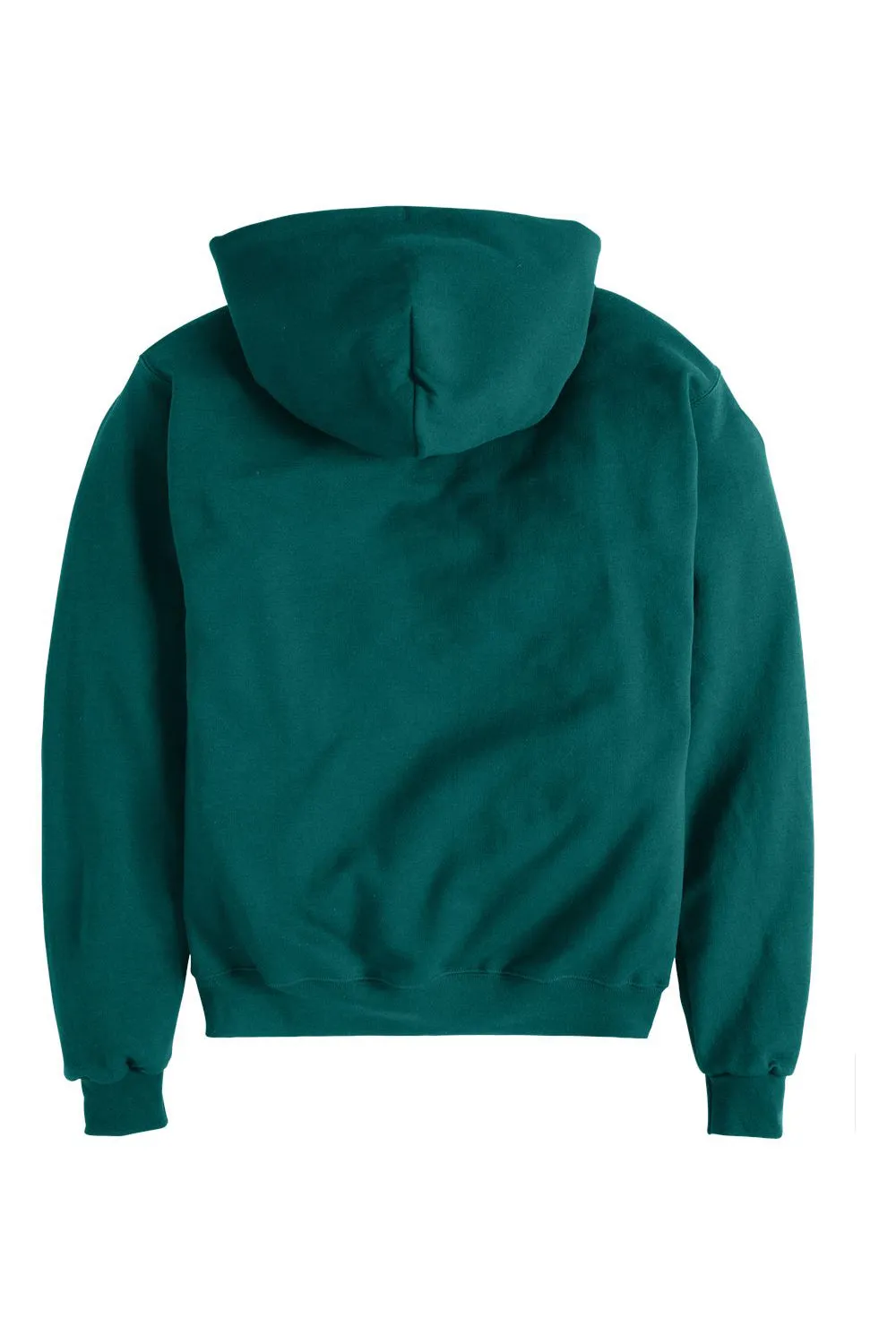 Champion Mens Double Dry Eco Moisture Wicking Fleece Hooded Sweatshirt Hoodie w/ Pouch Pocket - Emerald Green
