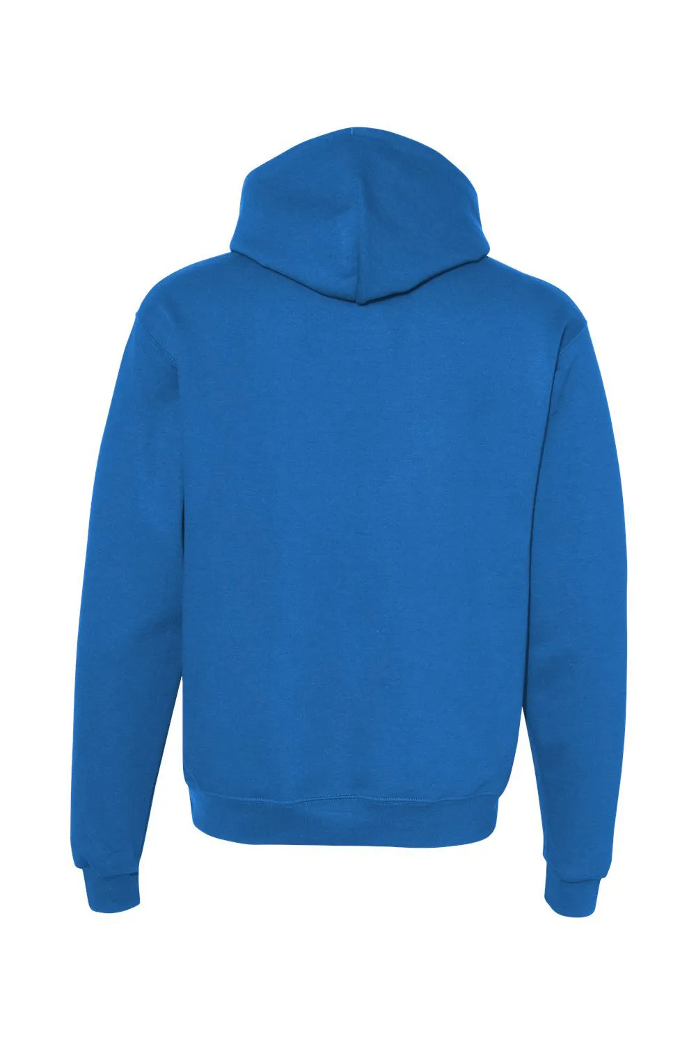 Champion Mens Double Dry Eco Moisture Wicking Fleece Hooded Sweatshirt Hoodie w/ Pouch Pocket - Royal Blue