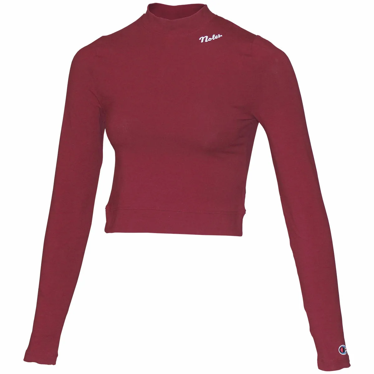 Champion Women's Noles Fitted Long Sleeve Crop T-shirt - Garnet Champion Clothing Women