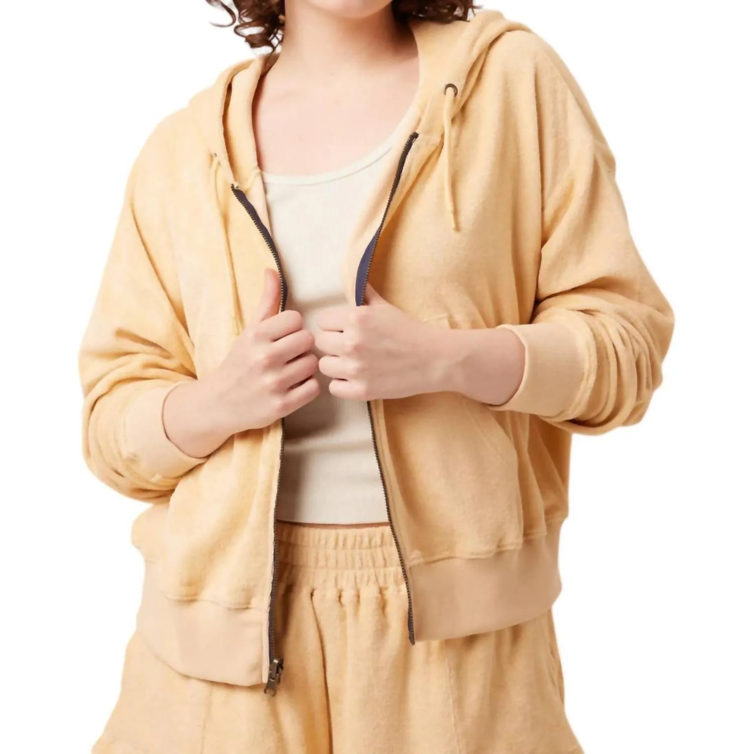 Chaplin Hoodie In Peach