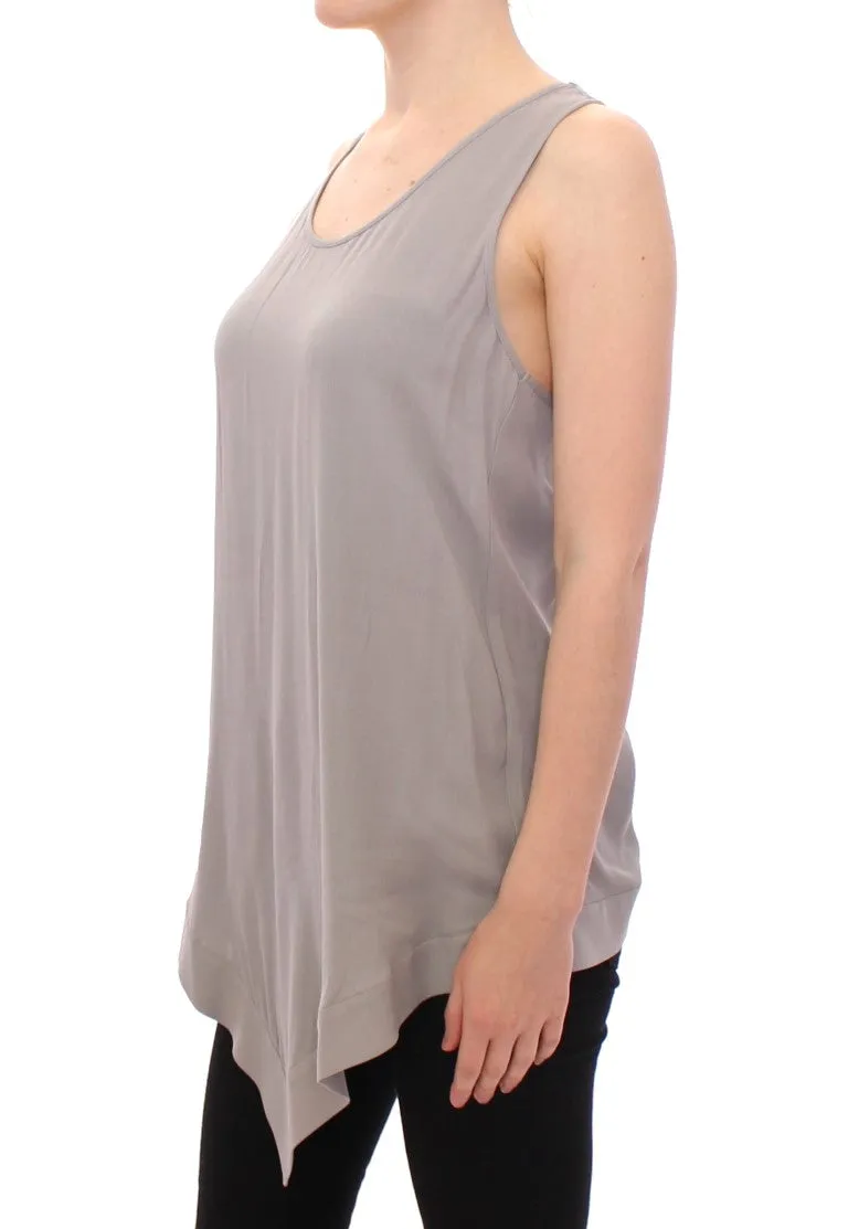 Comeforbreakfast  Viscose Tank Top Shirt Women's Blouse