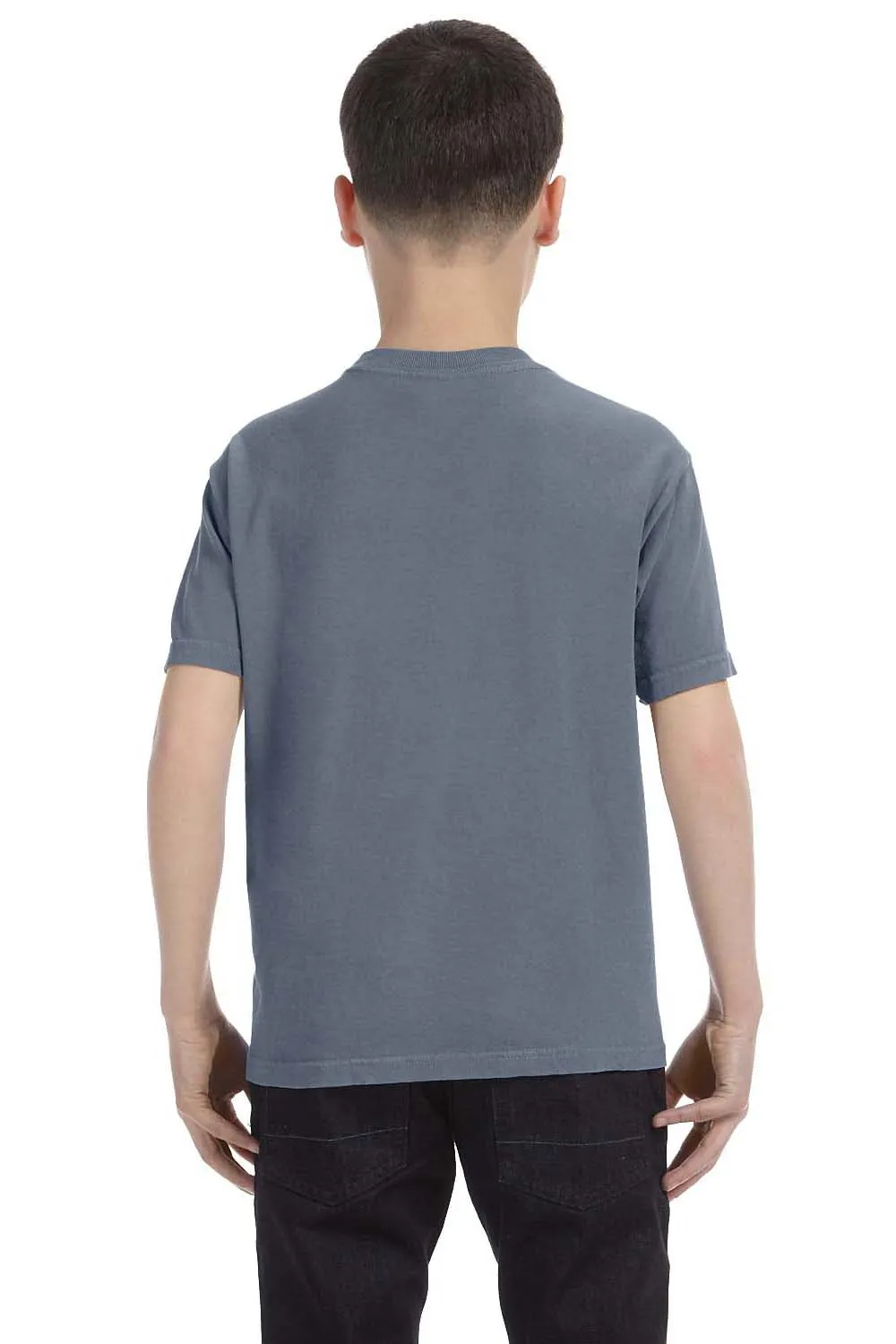 Comfort Colors Youth Short Sleeve Crewneck T-Shirt - Denim Blue