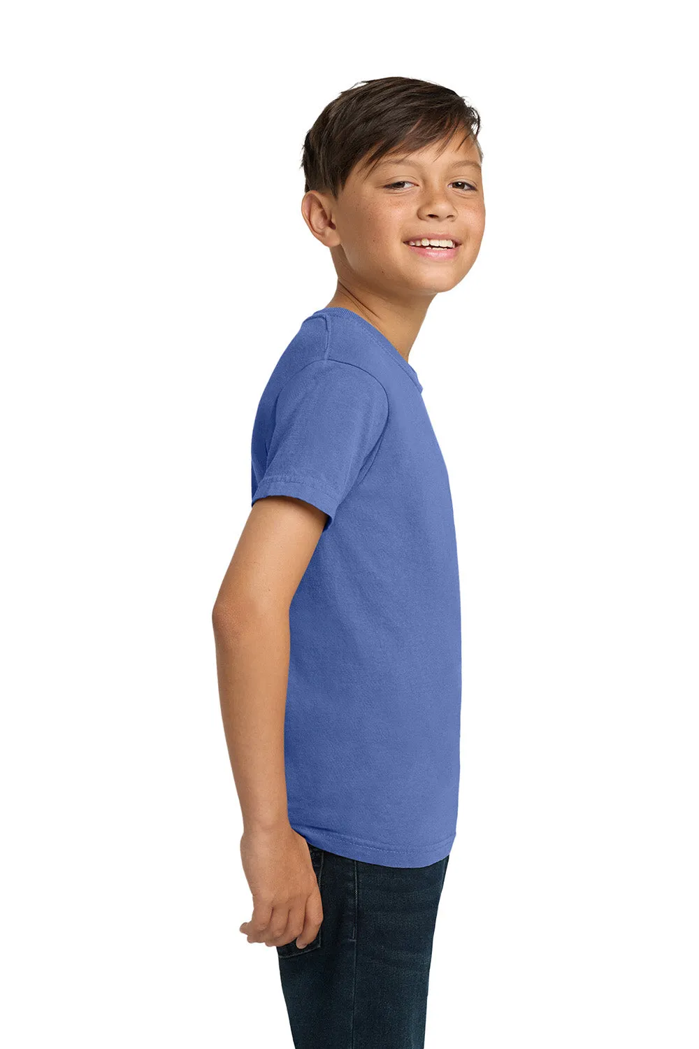 Comfort Colors Youth Short Sleeve Crewneck T-Shirt - Flo Blue