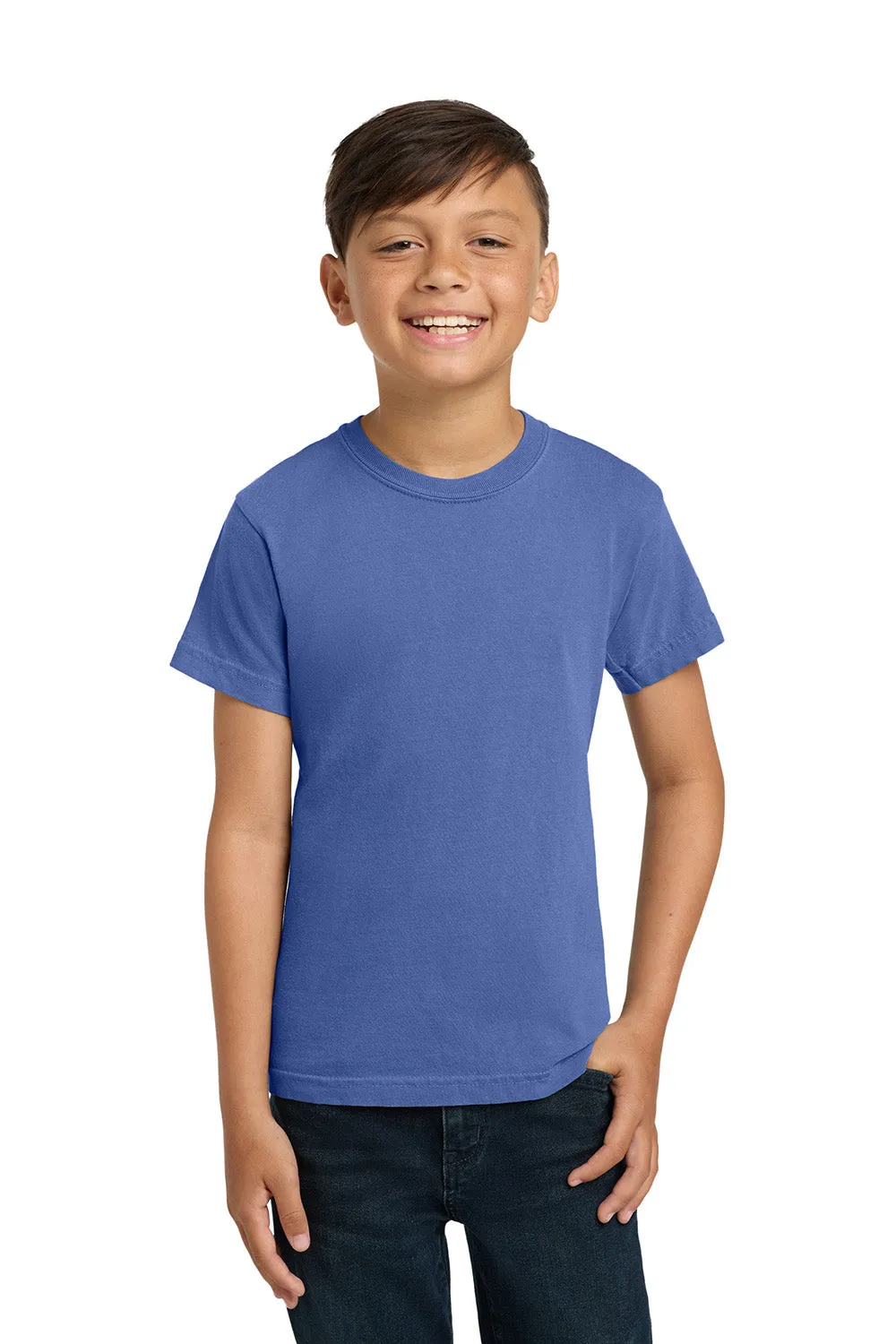 Comfort Colors Youth Short Sleeve Crewneck T-Shirt - Flo Blue