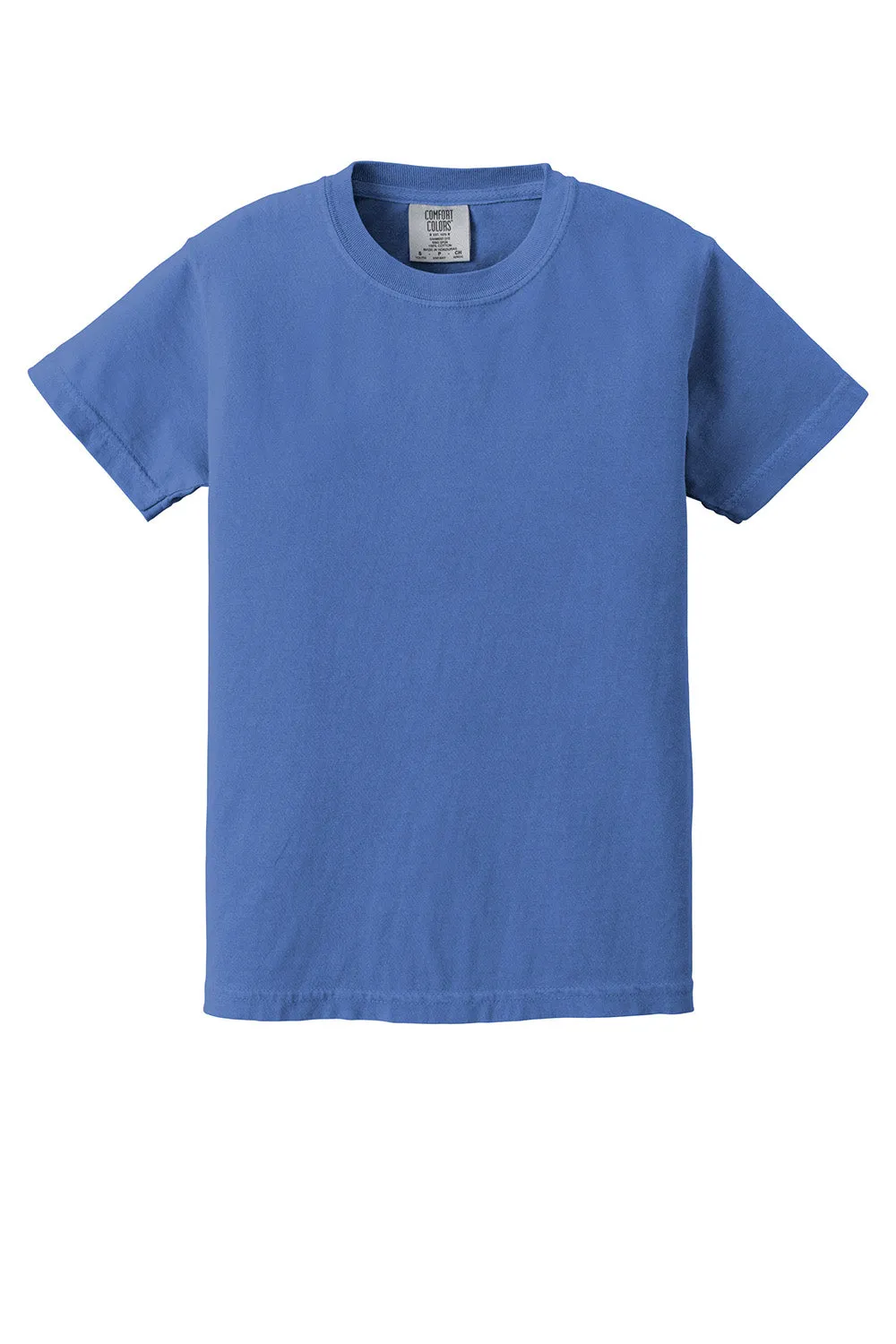 Comfort Colors Youth Short Sleeve Crewneck T-Shirt - Flo Blue