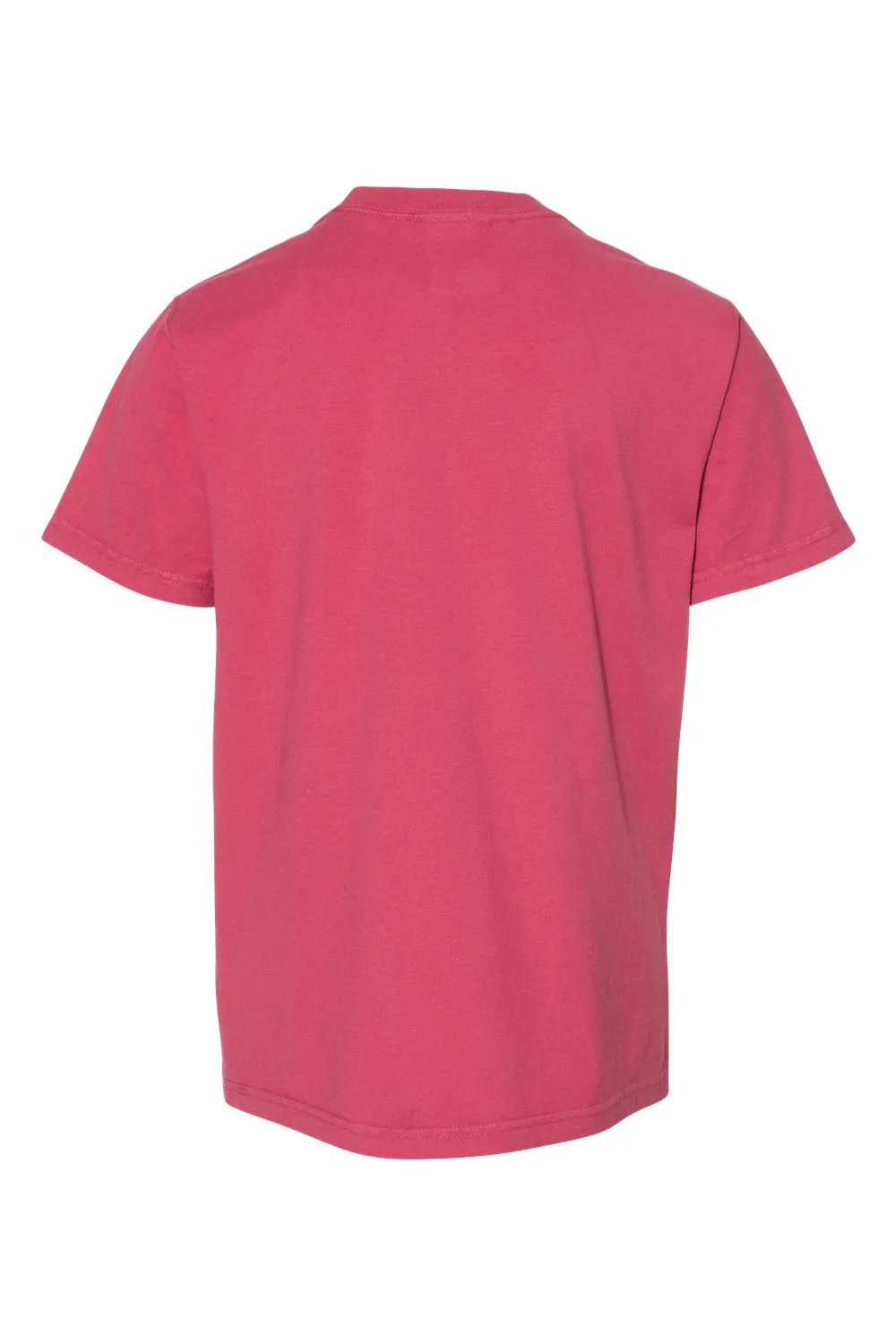 ComfortWash By Hanes Youth Short Sleeve Crewneck T-Shirt - Crimson Fall