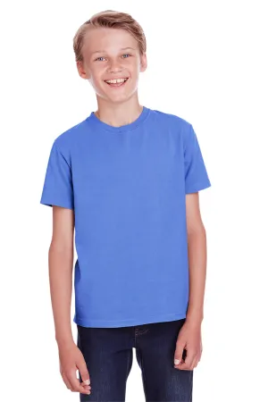 ComfortWash By Hanes Youth Short Sleeve Crewneck T-Shirt - Deep Forte Blue