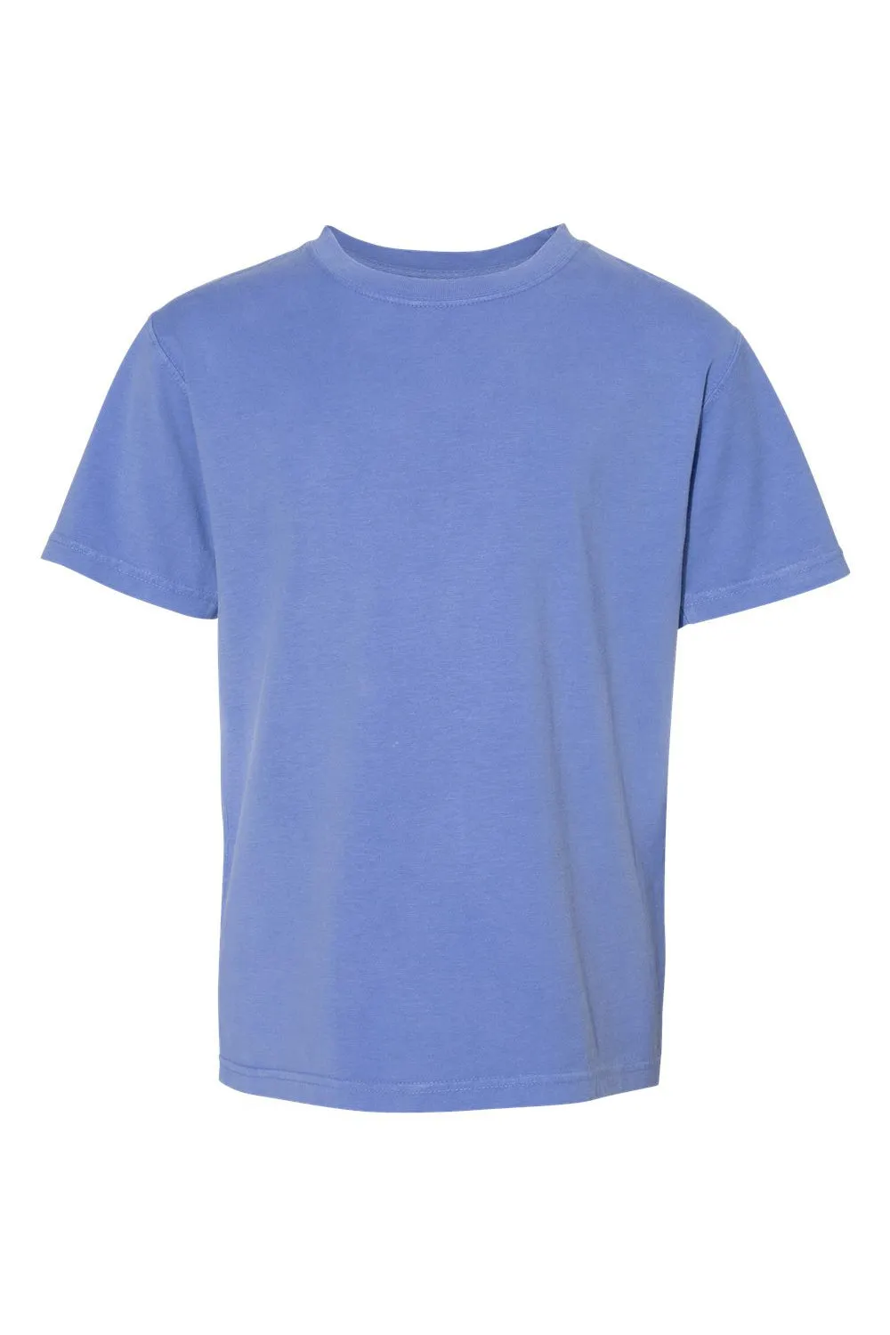 ComfortWash By Hanes Youth Short Sleeve Crewneck T-Shirt - Deep Forte Blue