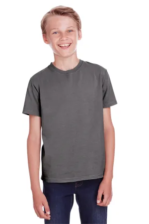 ComfortWash By Hanes Youth Short Sleeve Crewneck T-Shirt - Railroad Grey