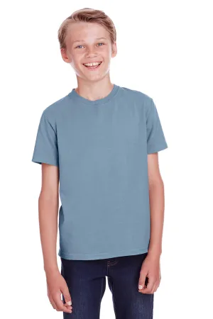 ComfortWash By Hanes Youth Short Sleeve Crewneck T-Shirt - Saltwater Blue