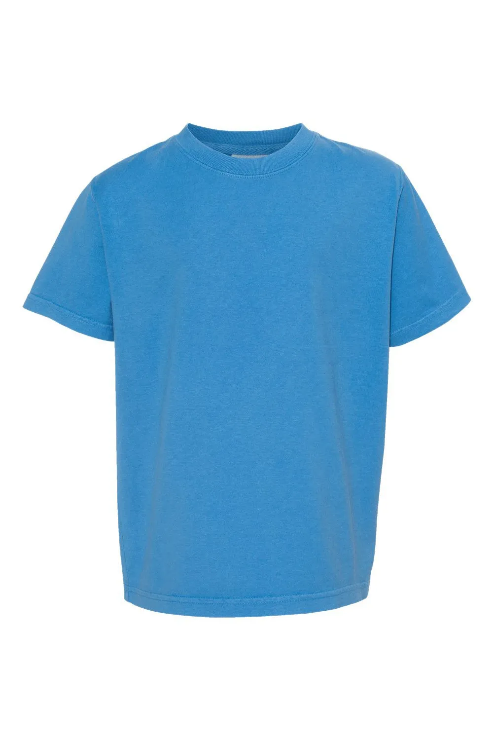 ComfortWash By Hanes Youth Short Sleeve Crewneck T-Shirt - Summer Sky Blue