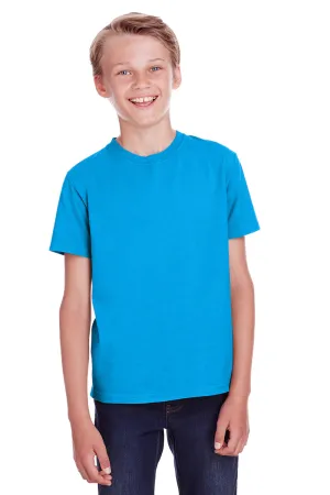 ComfortWash By Hanes Youth Short Sleeve Crewneck T-Shirt - Summer Sky Blue