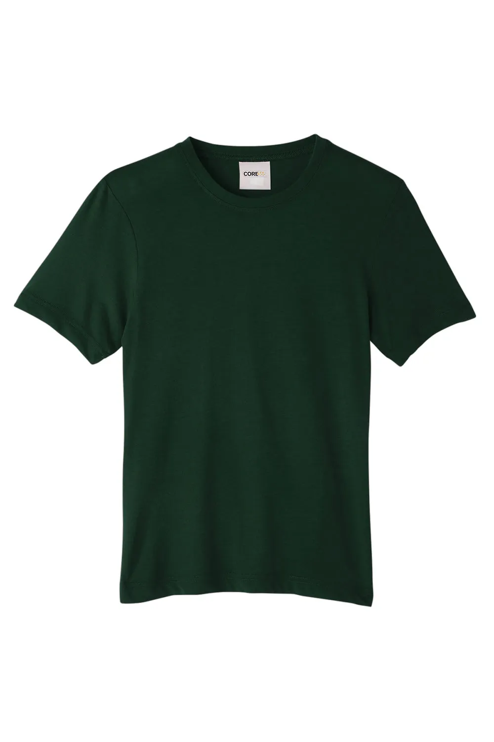 Core 365 Youth Fusion ChromaSoft Performance Moisture Wicking Short Sleeve Crewneck T-Shirt - Forest Green