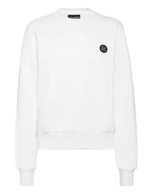 Cropped Sweatshirt LS Glitter