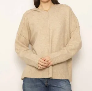 Deacon Dolman Hoodie In Oatmeal