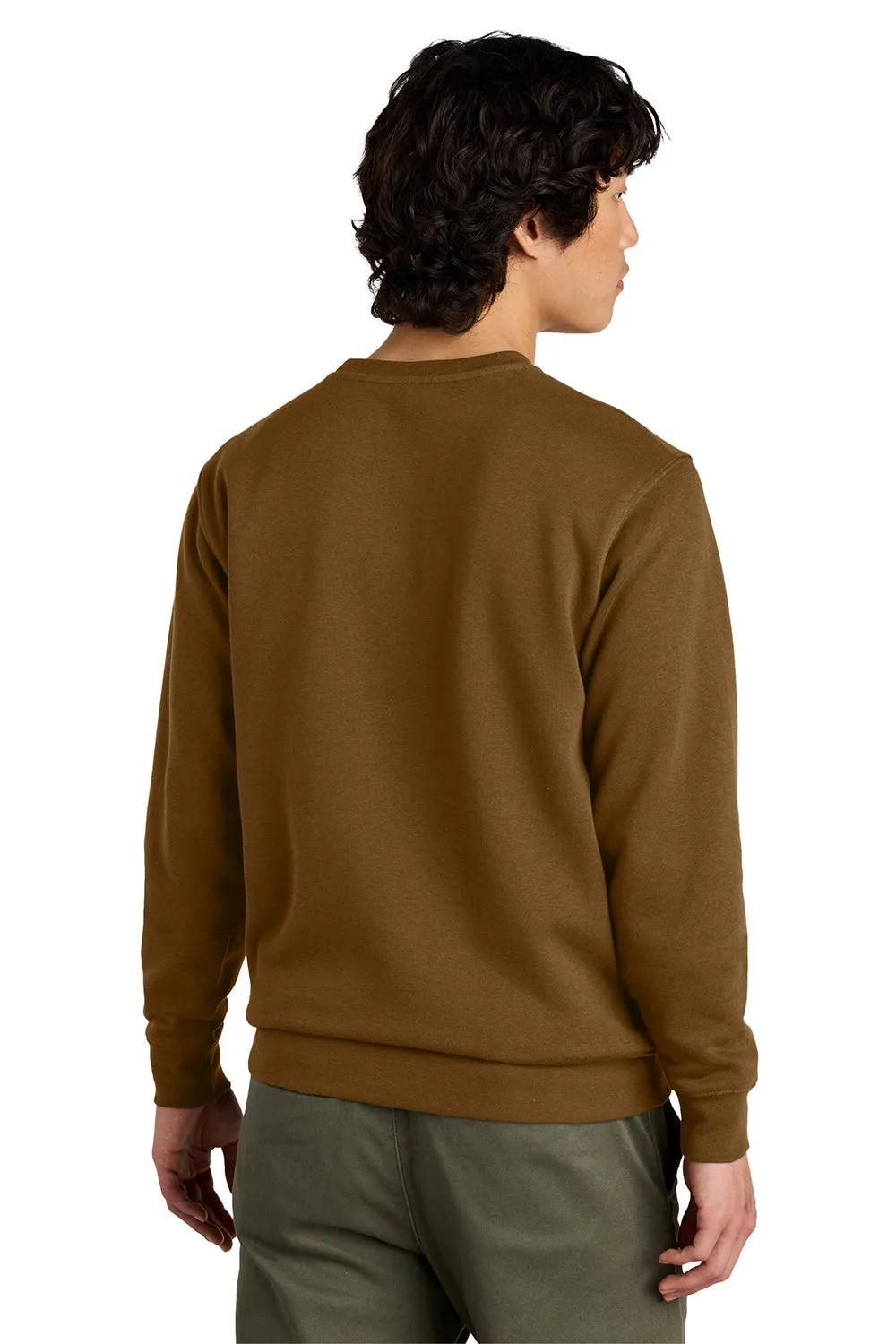 District Mens Very Important Fleece Crewneck Sweatshirt - Duck Brown