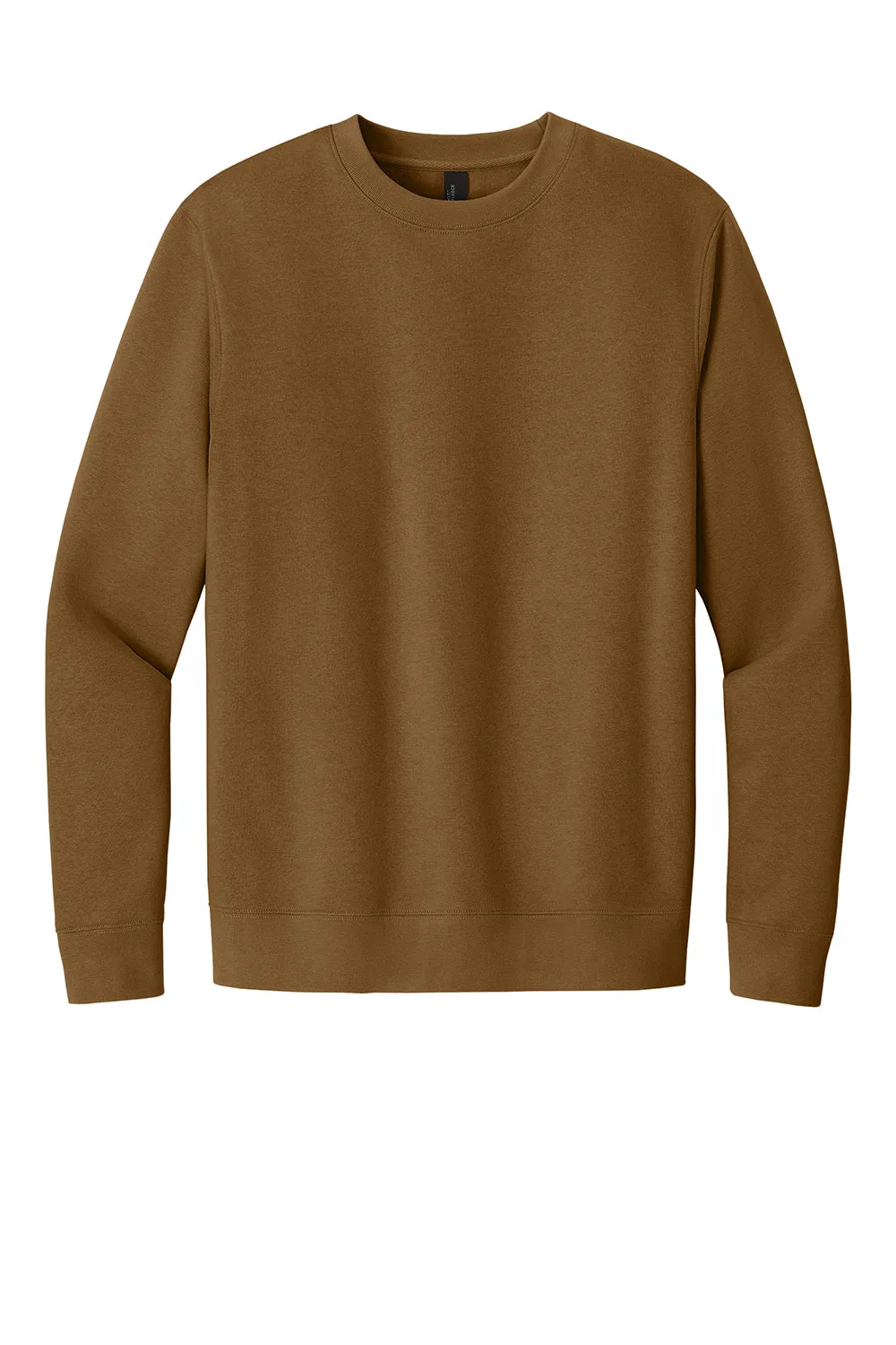 District Mens Very Important Fleece Crewneck Sweatshirt - Duck Brown