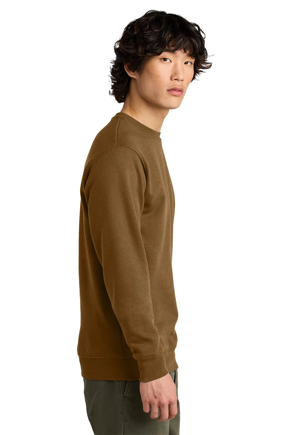 District Mens Very Important Fleece Crewneck Sweatshirt - Duck Brown