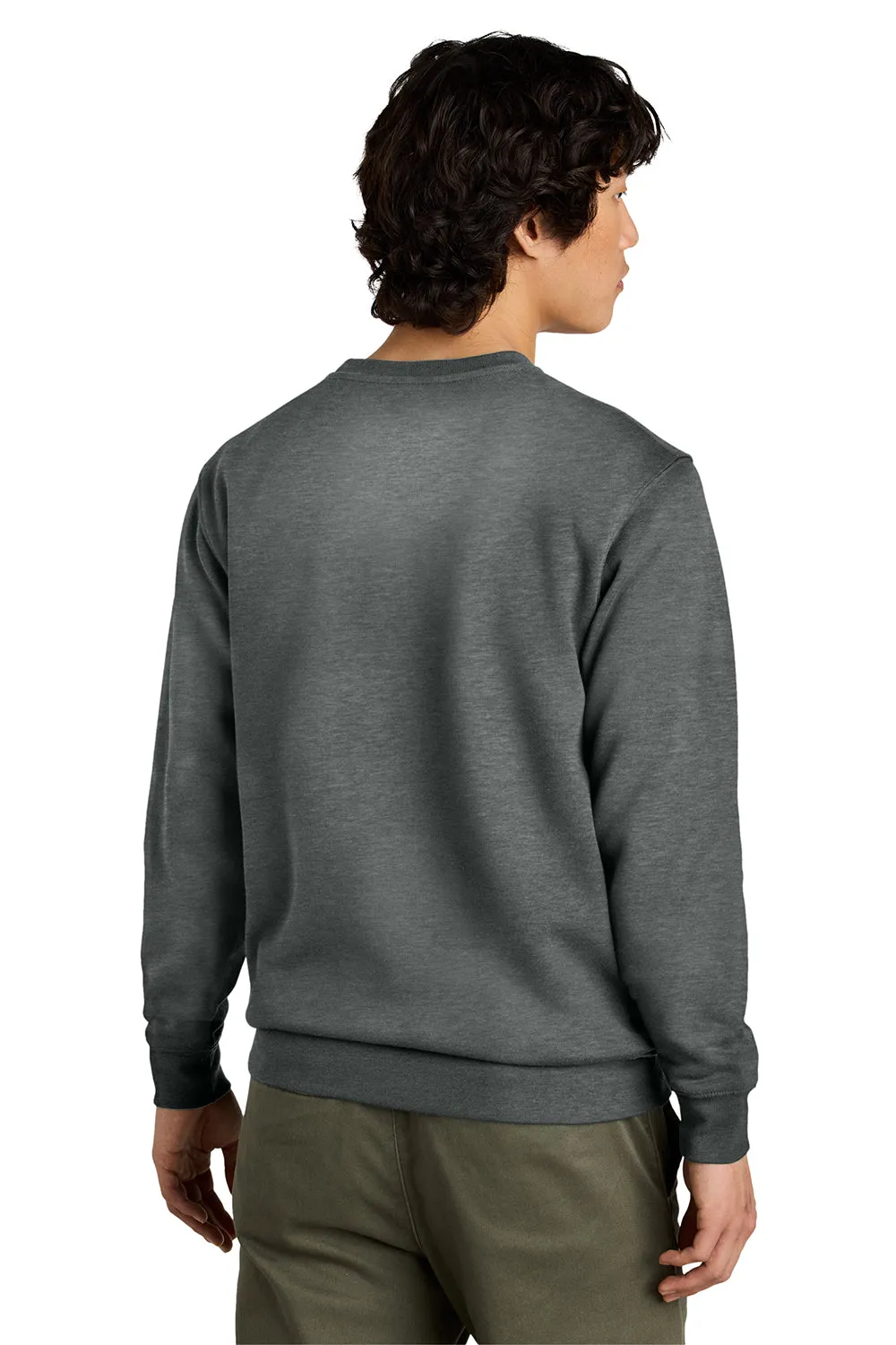 District Mens Very Important Fleece Crewneck Sweatshirt - Grey Frost