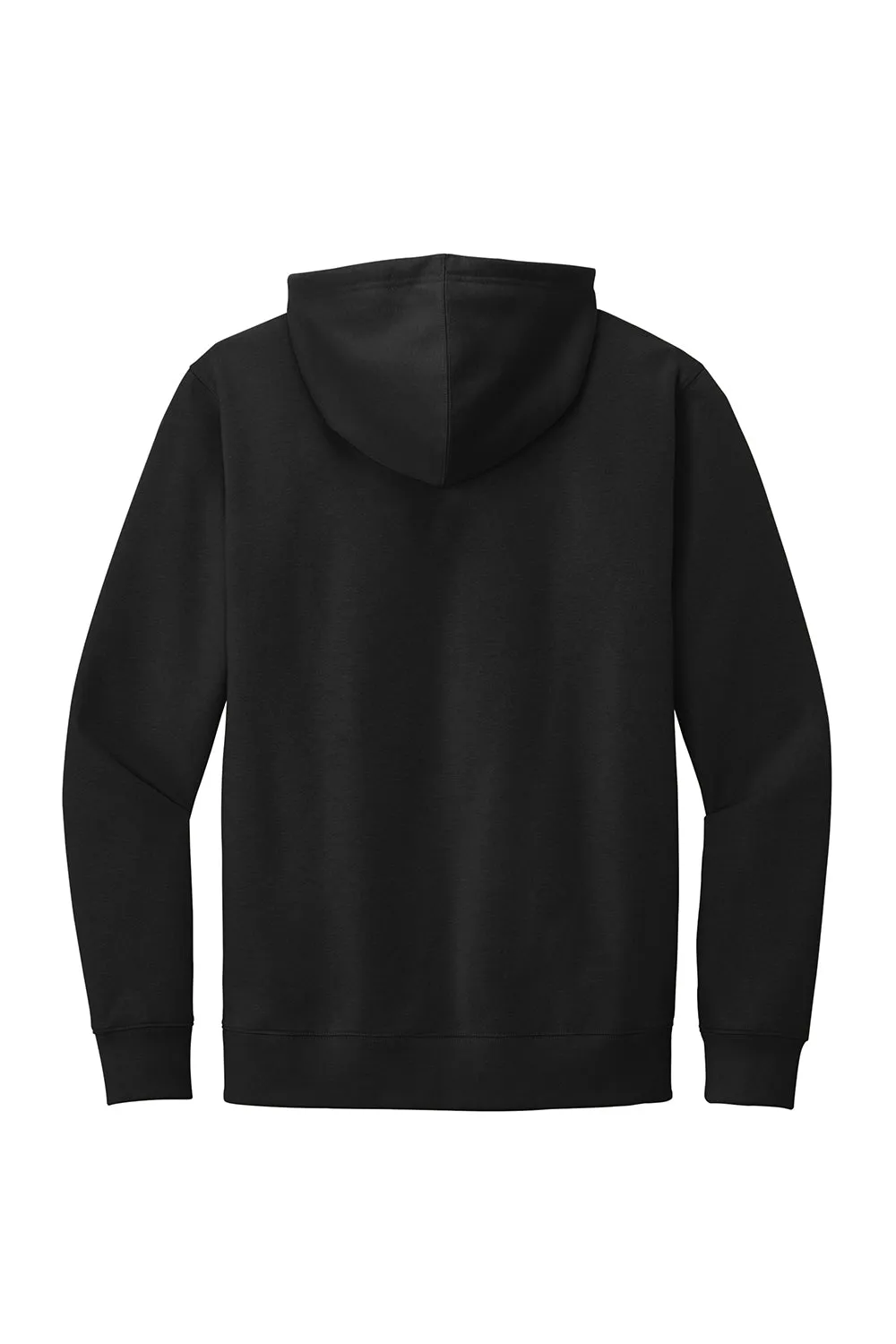 District Mens Very Important Fleece Hooded Sweatshirt Hoodie w/ Pouch Pocket - Black