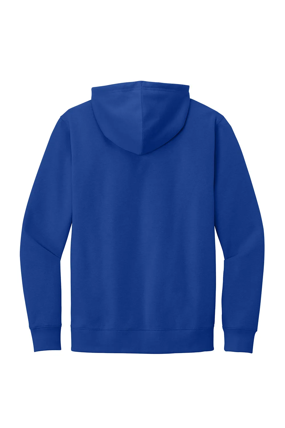 District Mens Very Important Fleece Hooded Sweatshirt Hoodie w/ Pouch Pocket - Deep Royal Blue